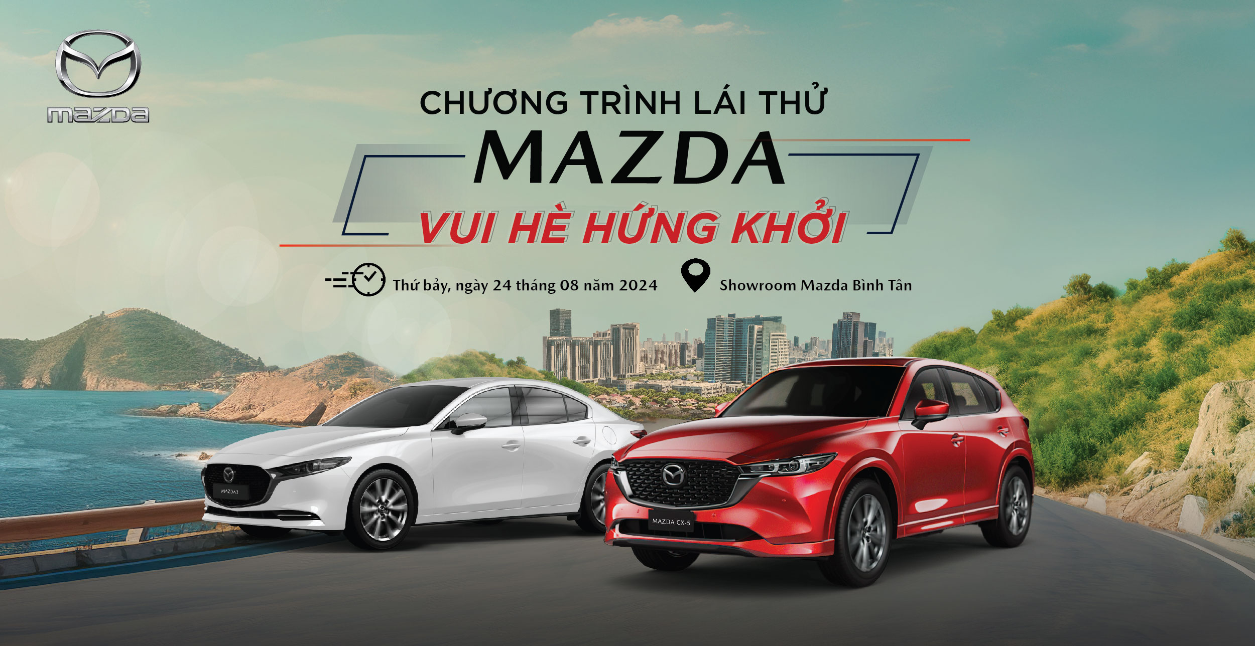 MAZDA SK 01 CHƯƠNG TRÌNH LÁI THỬ MAZDA VUI HÈ HỨNG KHỞI