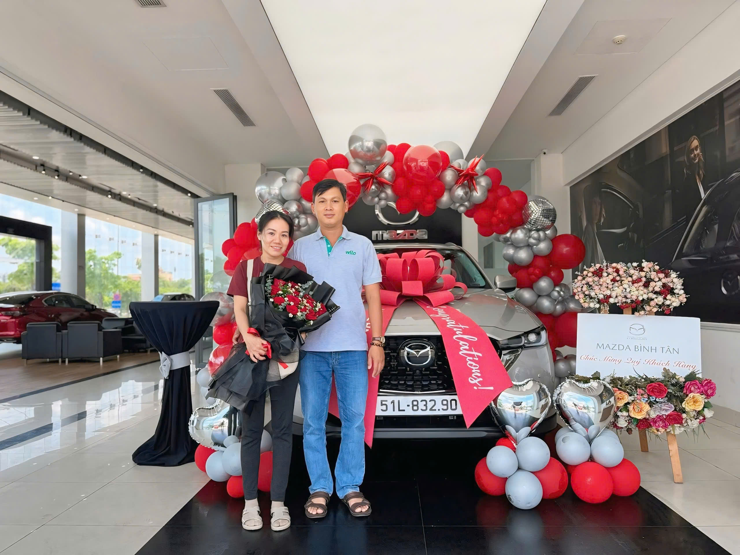 Mazda Binh Tan 2 CHÚC MỪNG QUÝ KHÁCH HÀNG ĐÃ NHẬN MAZDA CX-5